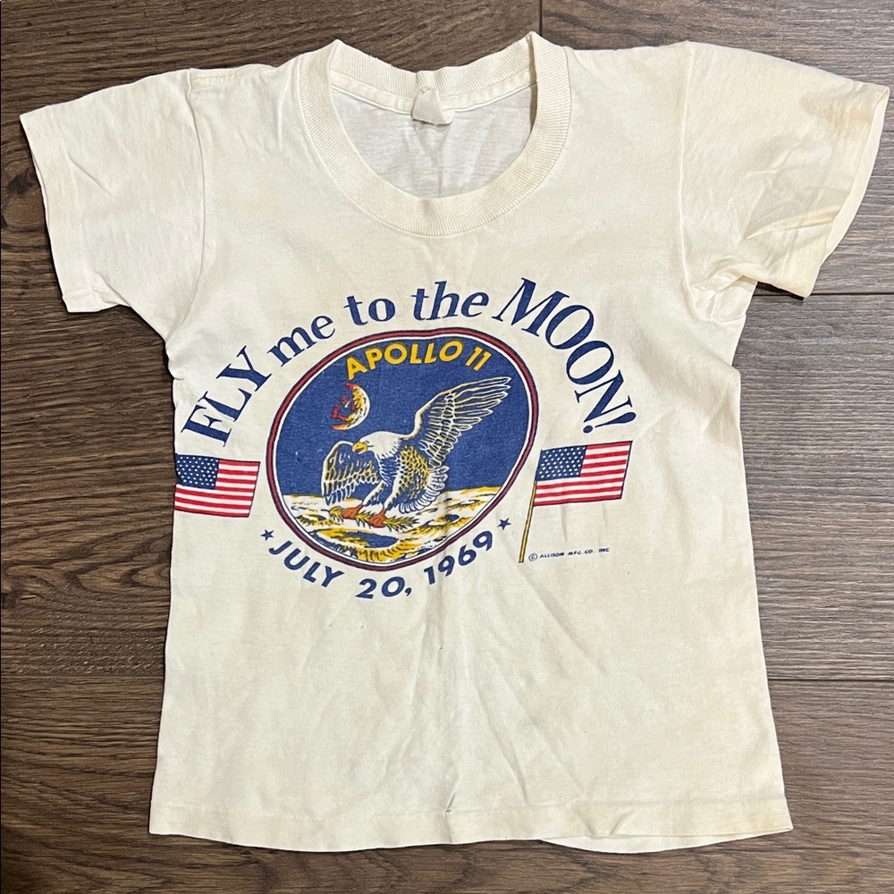 Vintage Towncraft Apollo 11 Graphic Kids Tee